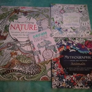 9 New Colouring books